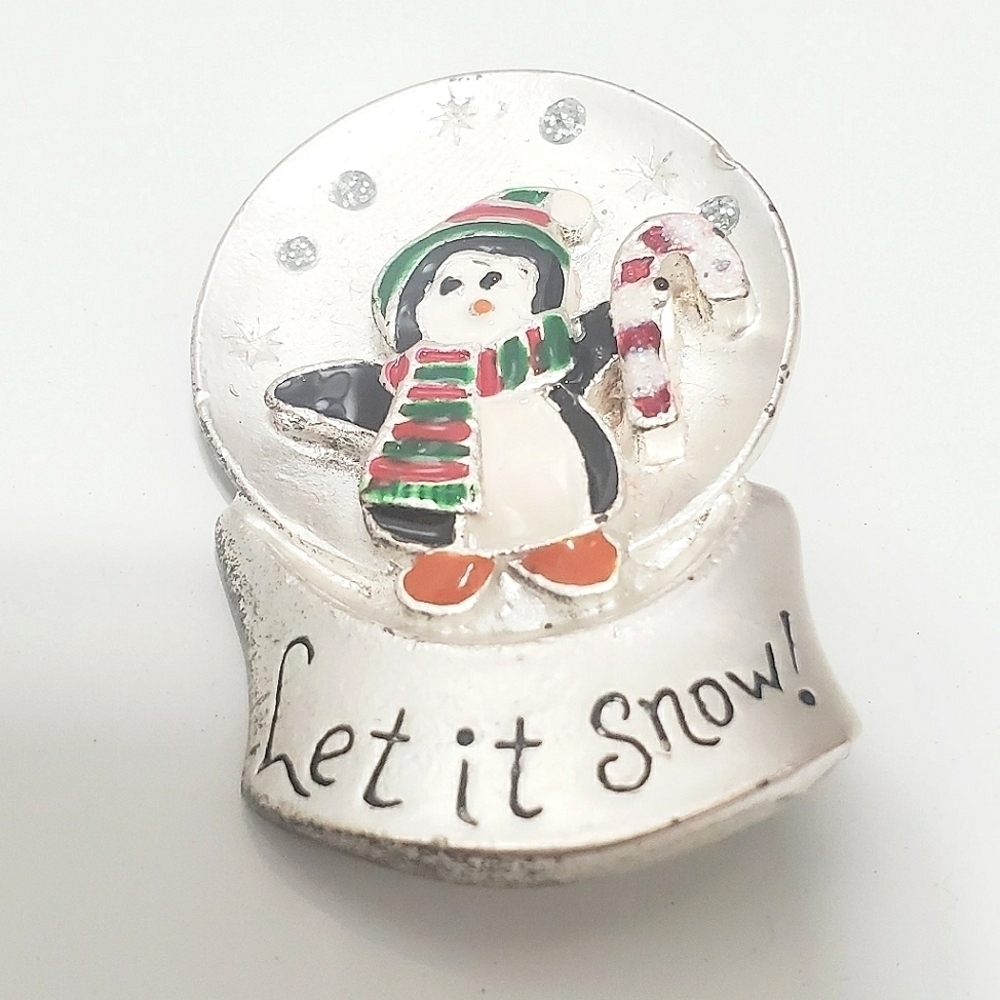4/20 Frosty Snowman Snap Jewelry Ginger Charm 🌴